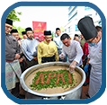 Menghadap
